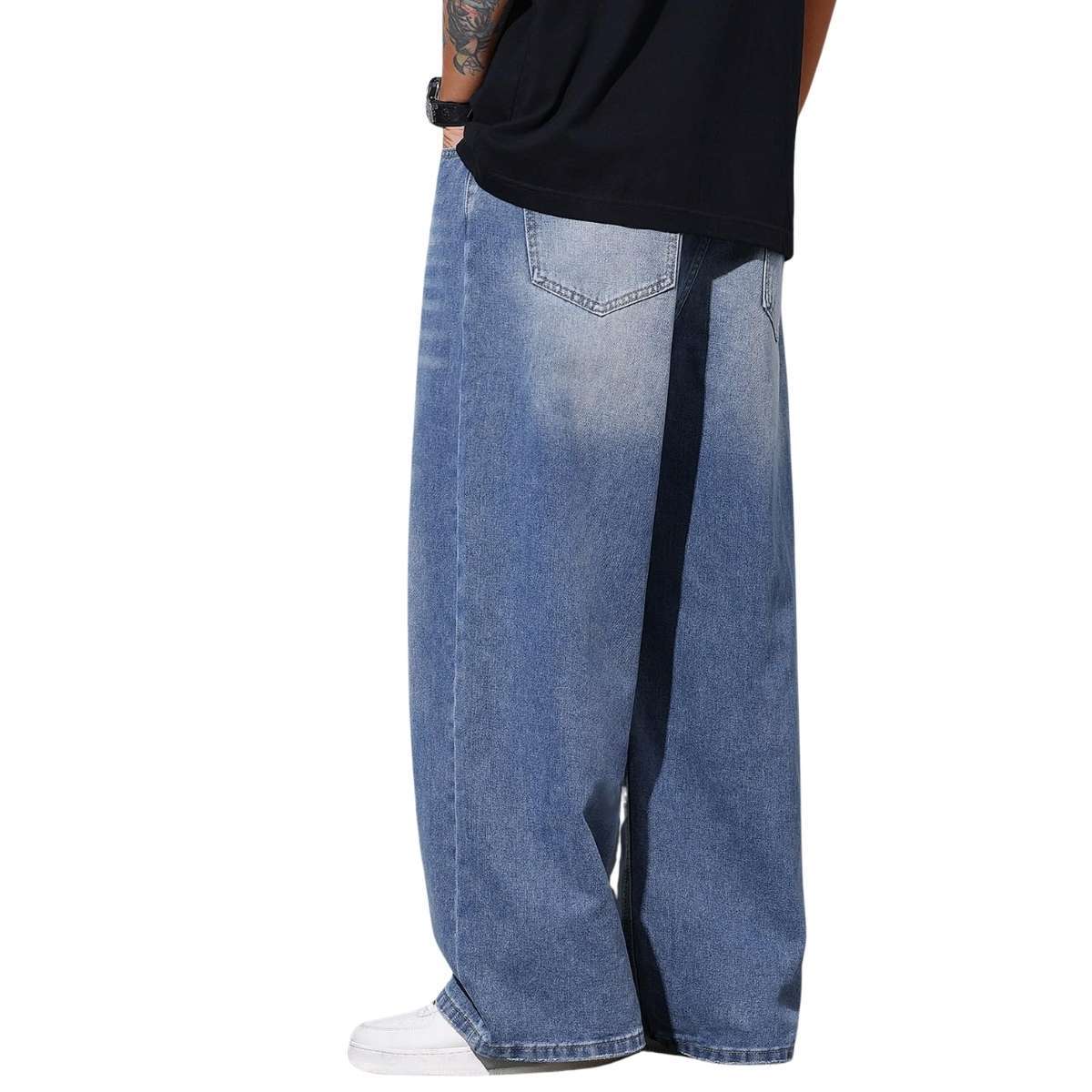 Men’s Y2K Wide Leg Baggy Jeans