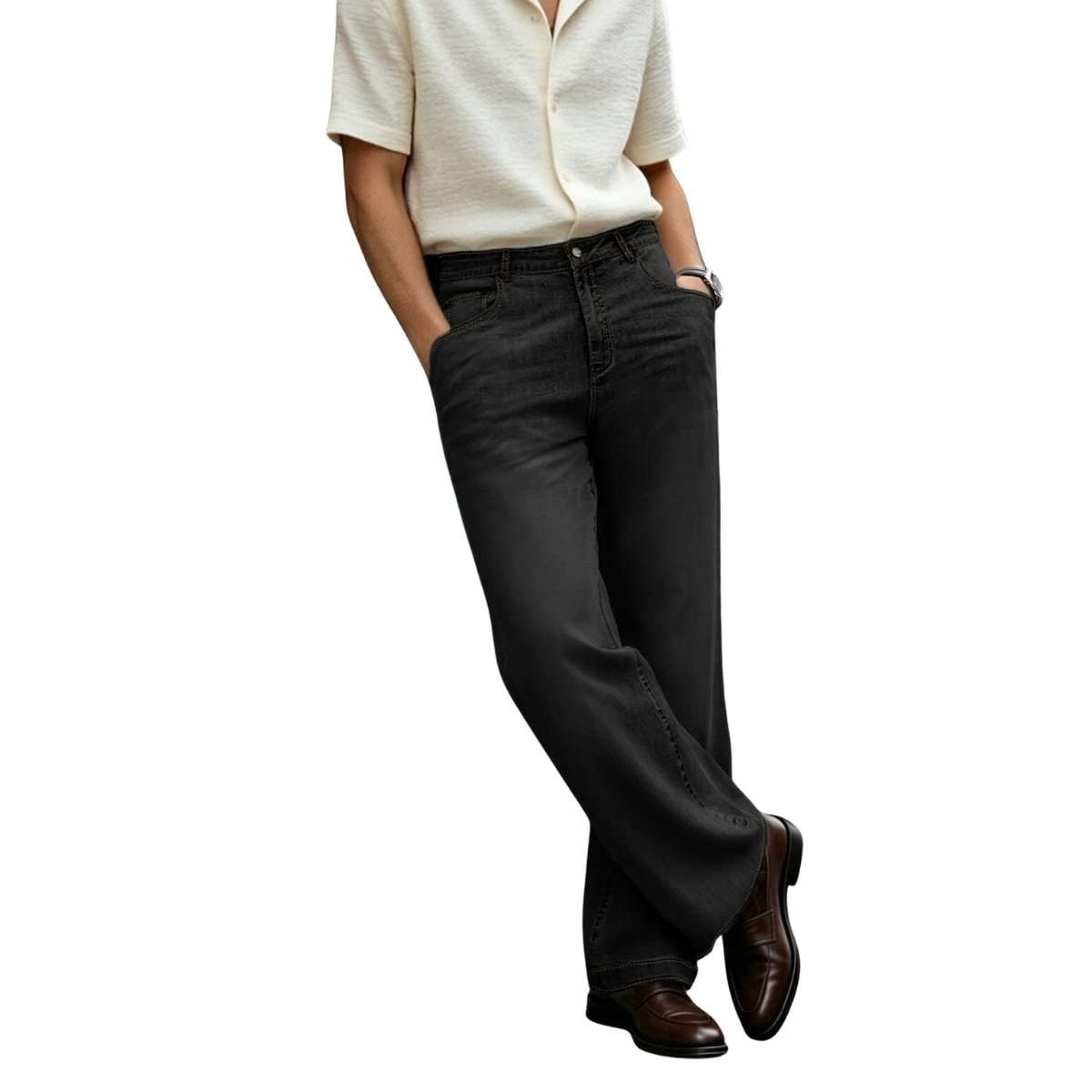 Men’s Baggy Bootcut Jeans