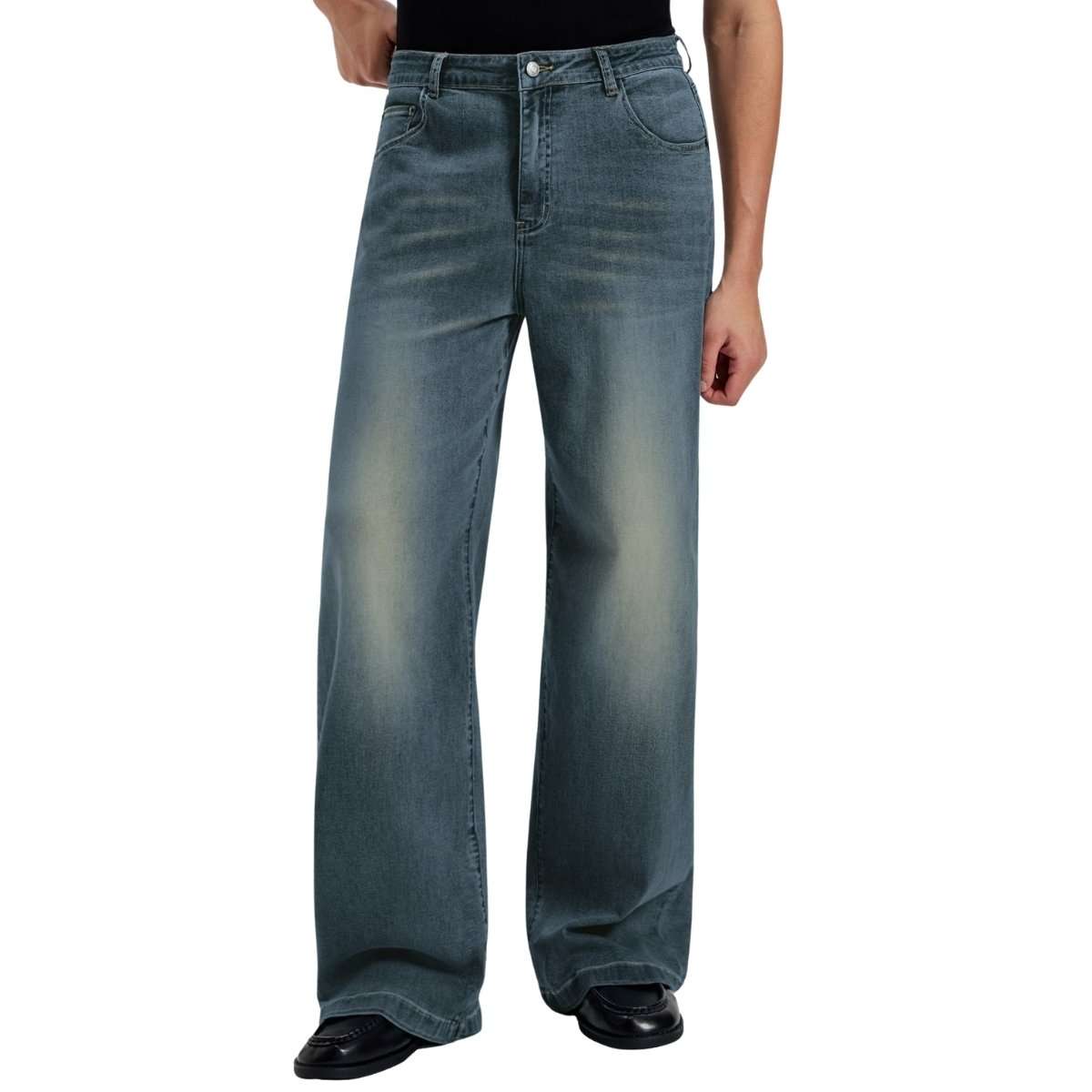 Men’s Baggy Bootcut Jeans