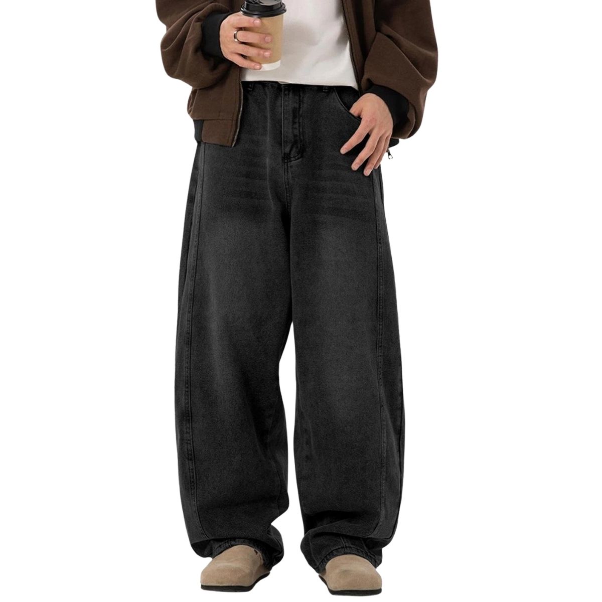 Men’s Y2K Baggy Wide Leg Jeans